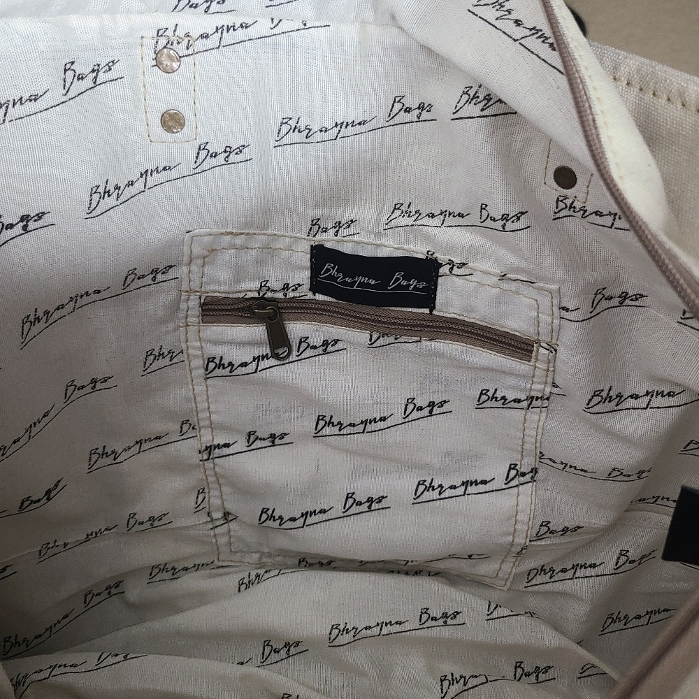 NWT Highland Cow Leather Weekender Tote Bag - Picture 4 of 7